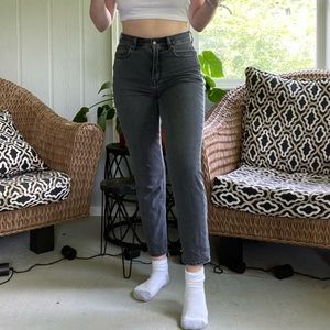 Charcoal Grey Denim Jeans